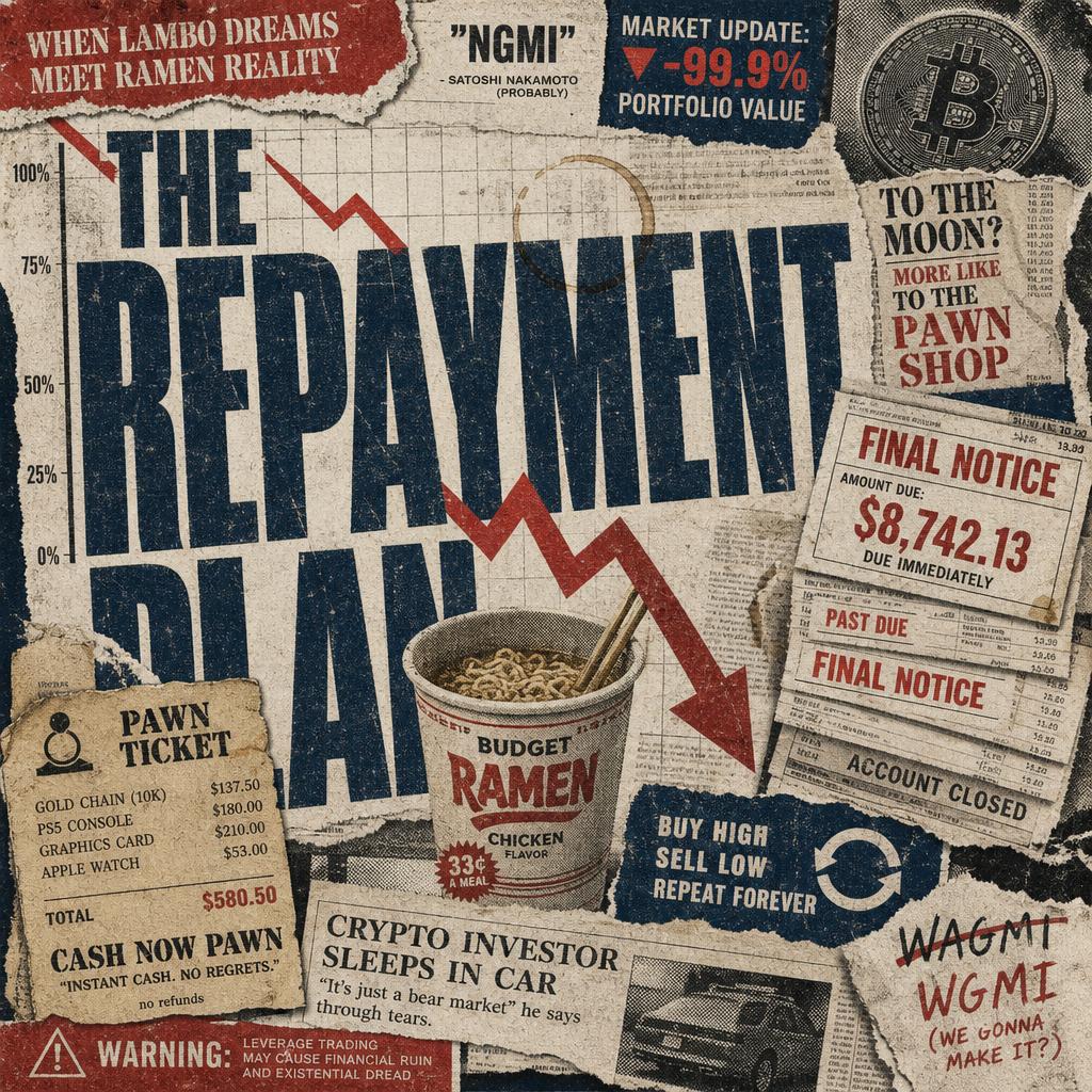 The repayment plan, chartered.